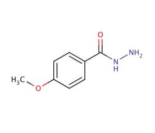 4-Methoxybenzhydrazide (CAS 3290-99-1) - chemical structure image