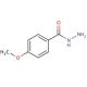 4-Methoxybenzhydrazide (CAS 3290-99-1) - chemical structure image