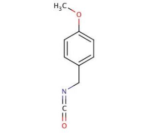 4-Methoxybenzyl isocyanate (CAS 56651-60-6) - chemical structure image