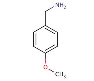4-Methoxybenzylamine (CAS 2393-23-9) - chemical structure image