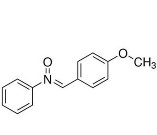 (4-Methoxybenzylidene)aniline nitrone (CAS 3585-93-1) - chemical structure image