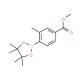 4-(Methoxycarbonyl)-2-methylphenylboronic acid pinacol ester (CAS 473596-87-1) - chemical structure image