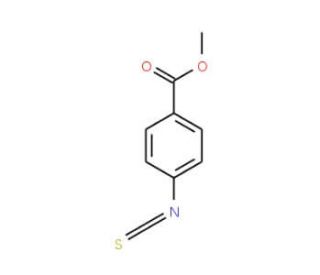 4-(Methoxycarbonyl)phenyl isothiocyanate (CAS 3662-78-0) - chemical structure image