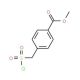 [4-(Methoxycarbonyl)phenyl]methanesulphonyl chloride (CAS 130047-14-2) - chemical structure image