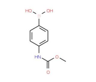 4-(Methoxycarbonylamino)benzeneboronic acid (CAS 850567-96-3) - chemical structure image
