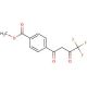 (4-Methoxycarbonylbenzoyl)trifluoroacetone (CAS 1076198-42-9) - chemical structure image