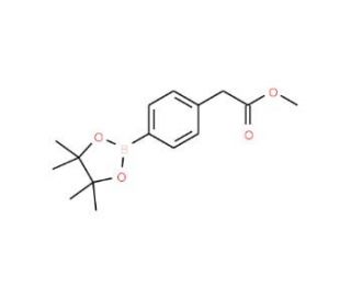 (4-Methoxycarbonylmethyl)phenylboronic acid pinacol ester (CAS 454185-98-9) - chemical structure image