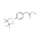 (4-Methoxycarbonylmethyl)phenylboronic acid pinacol ester (CAS 454185-98-9) - chemical structure image