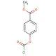4-Methoxycarbonylphenyl chloroformate (CAS 31140-40-6) - chemical structure image