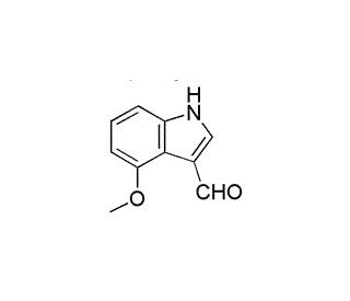4-Methoxyindole-3-carboxaldehyde (CAS 90734-97-7) - chemical structure image