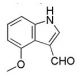 4-Methoxyindole-3-carboxaldehyde (CAS 90734-97-7) - chemical structure image