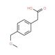 4-(Methoxymethyl)phenylacetic acid (CAS 343880-24-0) - chemical structure image