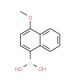 4-Methoxynaphthalen-1-ylboronic acid (CAS 219834-95-4) - chemical structure image