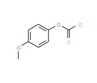 4-methoxyphenoxymethanecarbothioyl chloride - chemical structure image