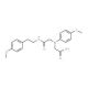 [(4-Methoxyphenyl)(2-{[2-(4-methoxyphenyl)ethyl]-amino}-2-oxoethyl)amino]acetic acid - chemical structure image