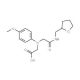 ((4-Methoxyphenyl){2-oxo-2-[(tetrahydrofuran-2-ylmethyl)amino]ethyl}amino)acetic acid - chemical structure image