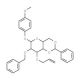 4-Methoxyphenyl 3-O-Allyl-2-O-benzyl-4,6-O-benzylidene-beta-D-galactopyranoside - chemical structure image