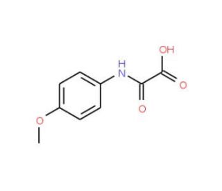 [(4-methoxyphenyl)amino](oxo)acetic acid (CAS 41374-62-3) - chemical structure image