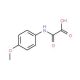 [(4-methoxyphenyl)amino](oxo)acetic acid (CAS 41374-62-3) - chemical structure image