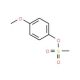 4-Methoxyphenyl mesylate, 4-[(Methylsulphonyl)oxy]anisole (CAS 19013-30-0) - chemical structure image