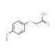 [(4-methoxyphenyl)thio]acetic acid (CAS 3406-77-7) - chemical structure image