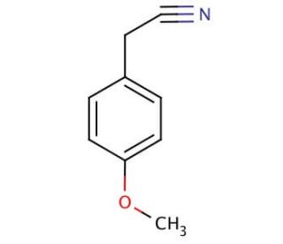 4-Methoxyphenylacetonitrile (CAS 104-47-2) - chemical structure image