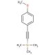 (4-Methoxyphenylethynyl)trimethylsilane (CAS 3989-14-8) - chemical structure image