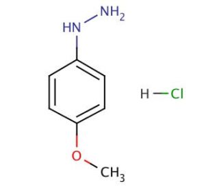 4-Methoxyphenylhydrazine hydrochloride (CAS 19501-58-7) - chemical structure image