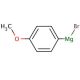 4-Methoxyphenylmagnesium bromide solution (CAS 13139-86-1) - chemical structure image
