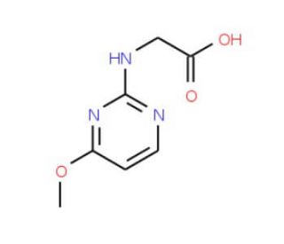 [(4-methoxypyrimidin-2-yl)amino]acetic acid - chemical structure image