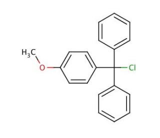 4-Methoxytriphenylmethyl chloride (CAS 14470-28-1) - chemical structure image