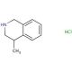 4-Methyl-1,2,3,4-tetrahydroisoquinoline Hydrochloride (CAS 111661-47-3) - chemical structure image