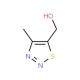 (4-Methyl-1,2,3-thiadiazol-5-yl)methanol (CAS 163008-86-4) - chemical structure image