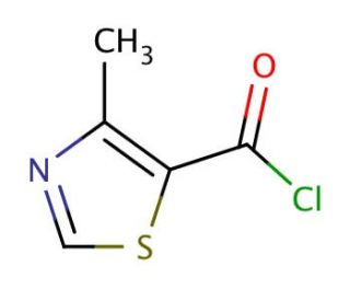 4-methyl-1,3-thiazole-5-carbonyl chloride (CAS 54237-09-1) - chemical structure image