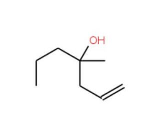 4-Methyl-1-hepten-4-ol (CAS 1186-31-8) - chemical structure image