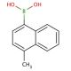 4-Methyl-1-naphthaleneboronic acid (CAS 103986-53-4) - chemical structure image