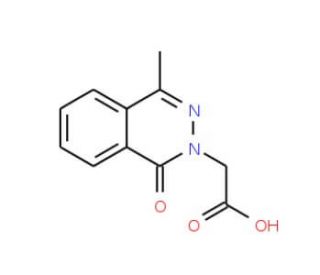 (4-methyl-1-oxophthalazin-2(1H)-yl)acetic acid (CAS 68775-82-6) - chemical structure image