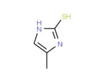 4-Methyl-1H-imidazole-2-thiol (CAS 3247-70-9) - chemical structure image