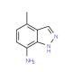 4-Methyl-1H-indazol-7-amine (CAS 952183-44-7) - chemical structure image