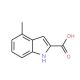 4-methyl-1H-indole-2-carboxylic acid (CAS 18474-57-2) - chemical structure image