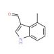 4-methyl-1H-indole-3-carbaldehyde (CAS 4771-48-6) - chemical structure image