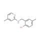 4-Methyl-2-[(4-methyl-pyridin-2-ylamino)-methyl]-phenol - chemical structure image