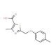 4-methyl-2-[(4-methylphenoxy)methyl]-1,3-thiazole-5-carboxylic acid - chemical structure image