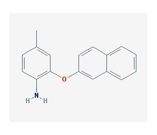 4-Methyl-2-(2-naphthyloxy)aniline - chemical structure image