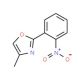 4-Methyl-2-(2-nitrophenyl)oxazole (CAS 951884-48-3) - chemical structure image