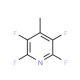 4-Methyl-2,3,5,6-tetrafluoropyridine (CAS 16297-14-6) - chemical structure image