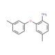 4-Methyl-2-(3-methylphenoxy)aniline - chemical structure image