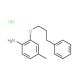 4-Methyl-2-(3-phenylpropoxy)aniline hydrochloride - chemical structure image