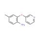 4-Methyl-2-(3-pyridinyloxy)aniline - chemical structure image