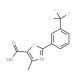 4-Methyl-2-[3-(trifluoromethyl)phenyl]-1,3-thiazole-5-carboxylic acid - chemical structure image
